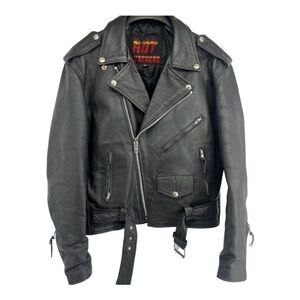 Hot Leathers‎ Sz 38 (Small) Leather Moto Jacket
